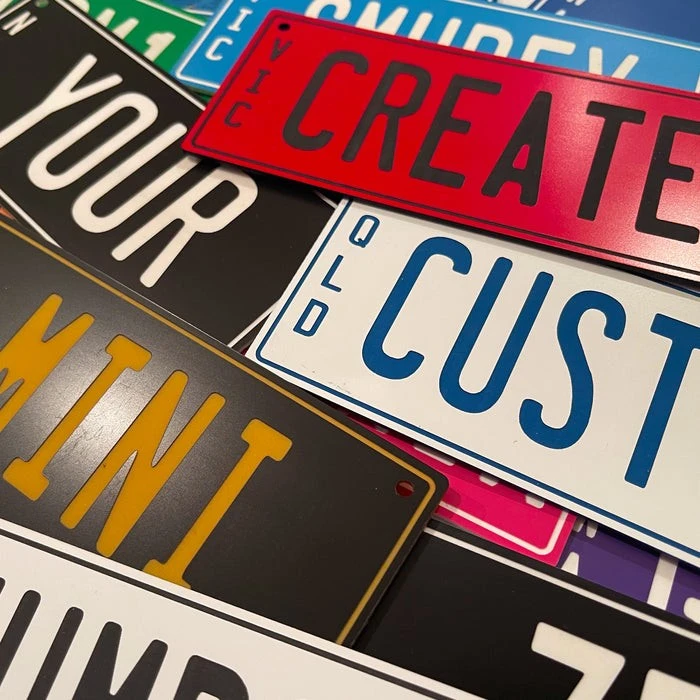 Laser Etched PVC Australian Decor Plate high quality