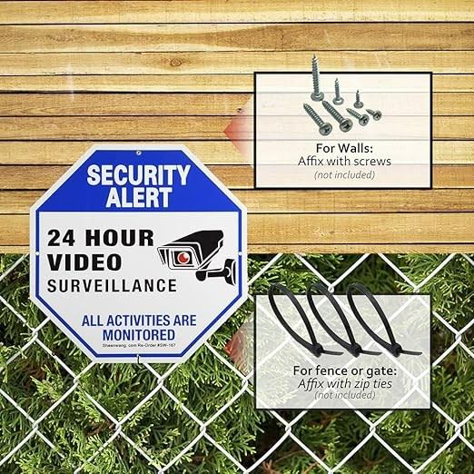 Security Camera Sign